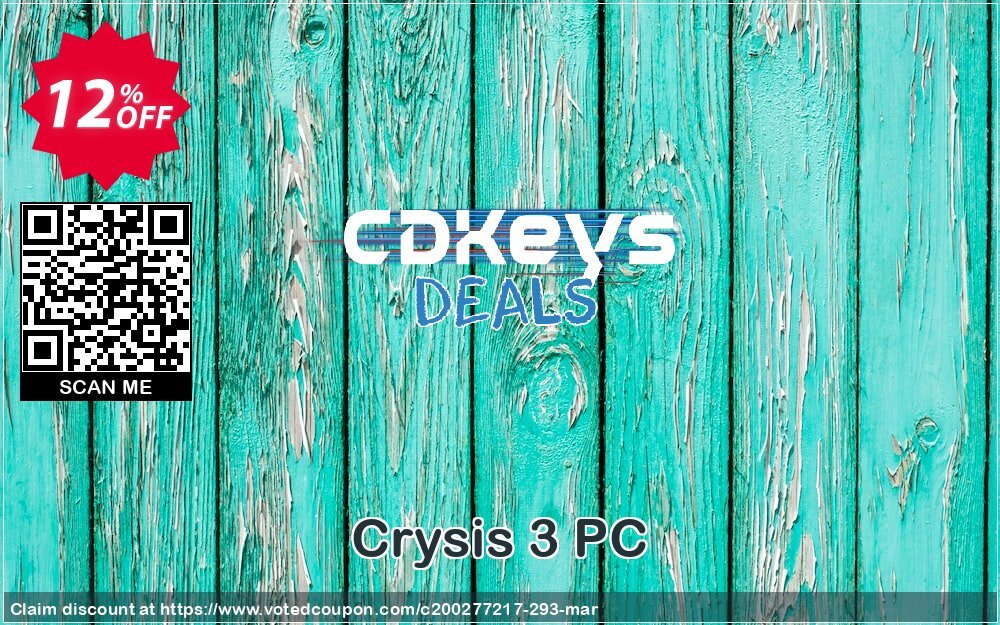 Crysis 3 PC Coupon, discount Crysis 3 PC Deal. Promotion: Crysis 3 PC Exclusive offer 