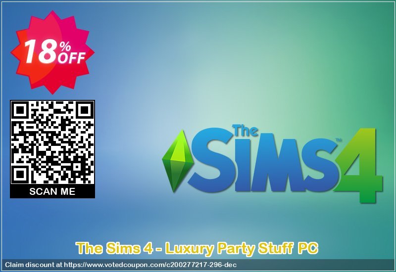 The Sims 4 - Luxury Party Stuff PC Coupon, discount The Sims 4 - Luxury Party Stuff PC Deal. Promotion: The Sims 4 - Luxury Party Stuff PC Exclusive offer 