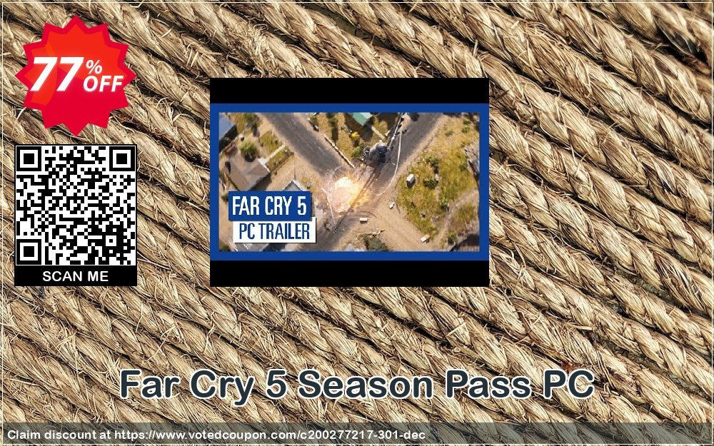 Far Cry 5 Season Pass PC Coupon Code Apr 2024, 77% OFF - VotedCoupon