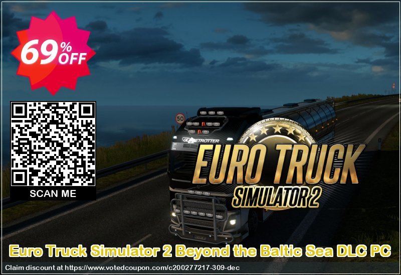 Euro Truck Simulator 2 Beyond the Baltic Sea DLC PC Coupon Code Apr 2024, 69% OFF - VotedCoupon