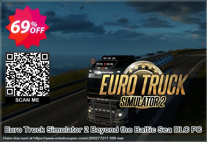 Euro Truck Simulator 2 Beyond the Baltic Sea DLC PC Coupon, discount Euro Truck Simulator 2 Beyond the Baltic Sea DLC PC Deal. Promotion: Euro Truck Simulator 2 Beyond the Baltic Sea DLC PC Exclusive offer 