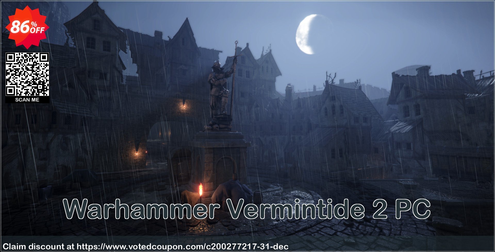 Warhammer Vermintide 2 PC Coupon, discount Warhammer Vermintide 2 PC Deal. Promotion: Warhammer Vermintide 2 PC Exclusive offer 
