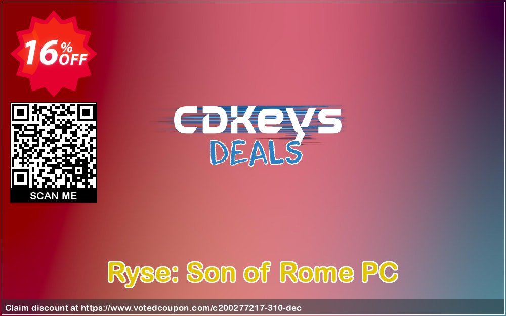 Ryse: Son of Rome PC Coupon Code May 2024, 16% OFF - VotedCoupon