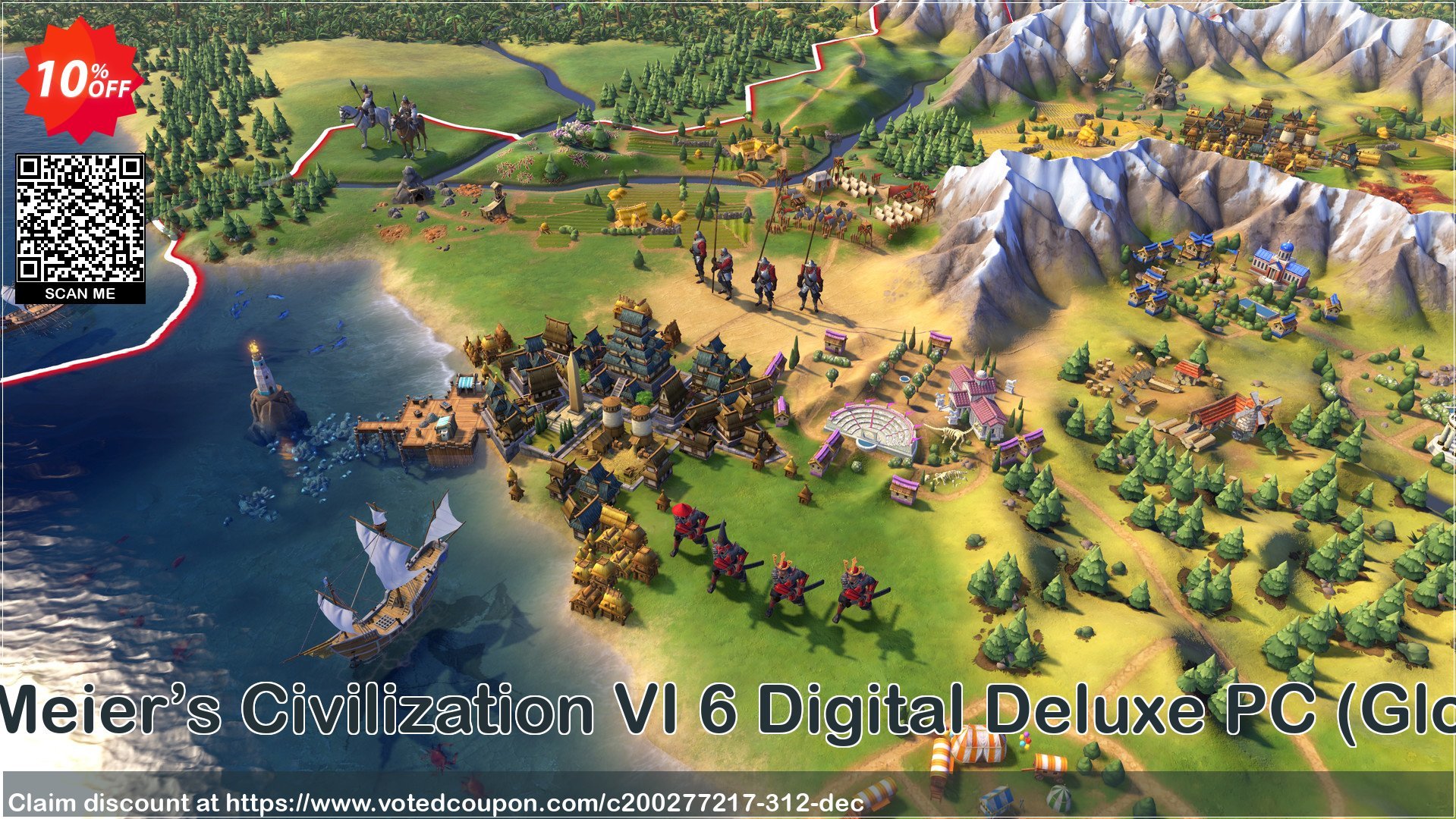 Sid Meier’s Civilization VI 6 Digital Deluxe PC, Global  Coupon, discount Sid Meier’s Civilization VI 6 Digital Deluxe PC (Global) Deal. Promotion: Sid Meier’s Civilization VI 6 Digital Deluxe PC (Global) Exclusive offer 