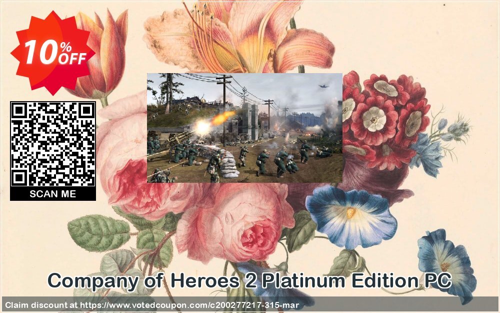 Company of Heroes 2 Platinum Edition PC Coupon, discount Company of Heroes 2 Platinum Edition PC Deal. Promotion: Company of Heroes 2 Platinum Edition PC Exclusive offer 