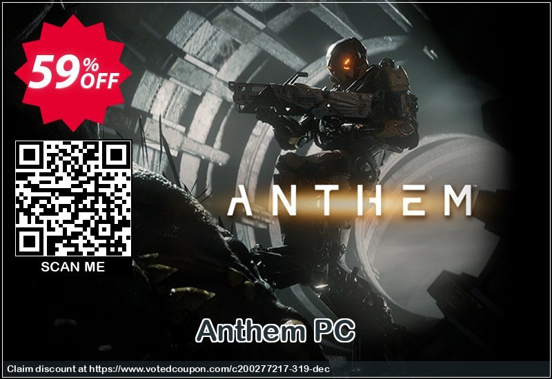 Anthem PC Coupon, discount Anthem PC Deal. Promotion: Anthem PC Exclusive offer 