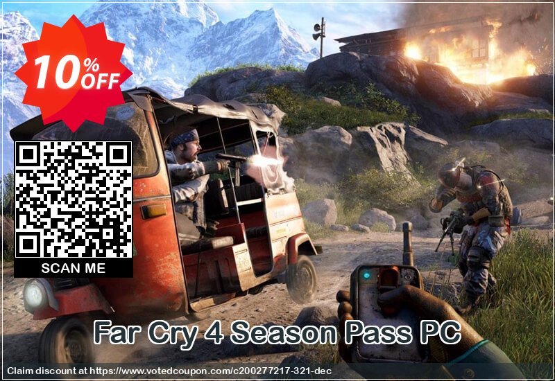 Far Cry 4 Season Pass PC Coupon Code Apr 2024, 10% OFF - VotedCoupon