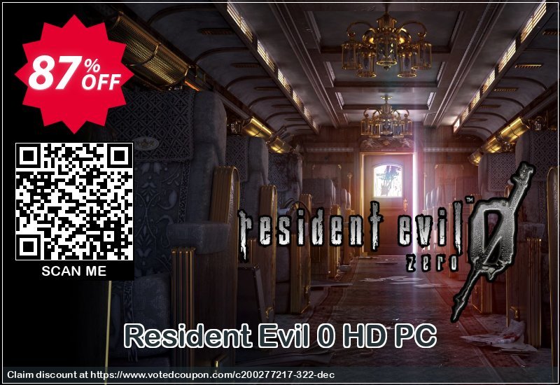 Resident Evil 0 HD PC Coupon, discount Resident Evil 0 HD PC Deal. Promotion: Resident Evil 0 HD PC Exclusive offer 