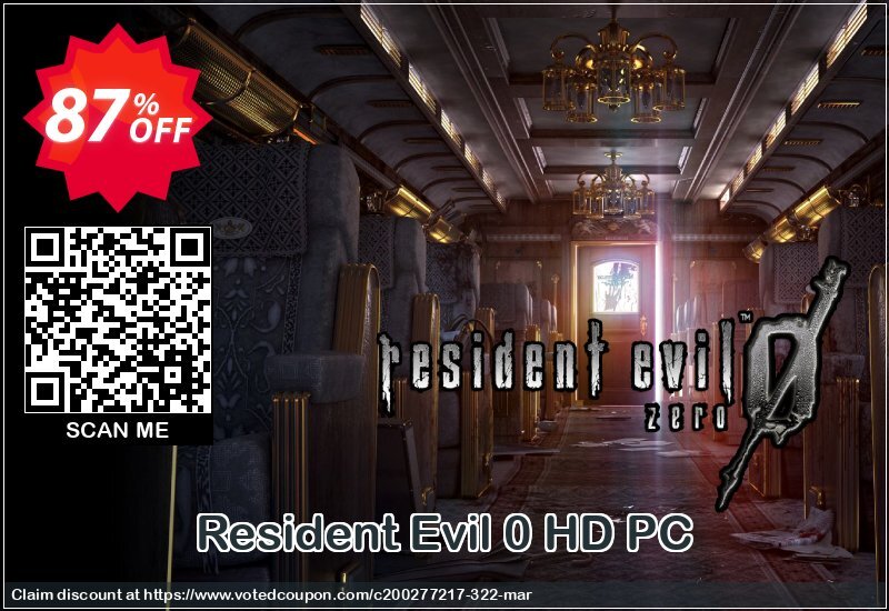 Resident Evil 0 HD PC Coupon, discount Resident Evil 0 HD PC Deal. Promotion: Resident Evil 0 HD PC Exclusive offer 