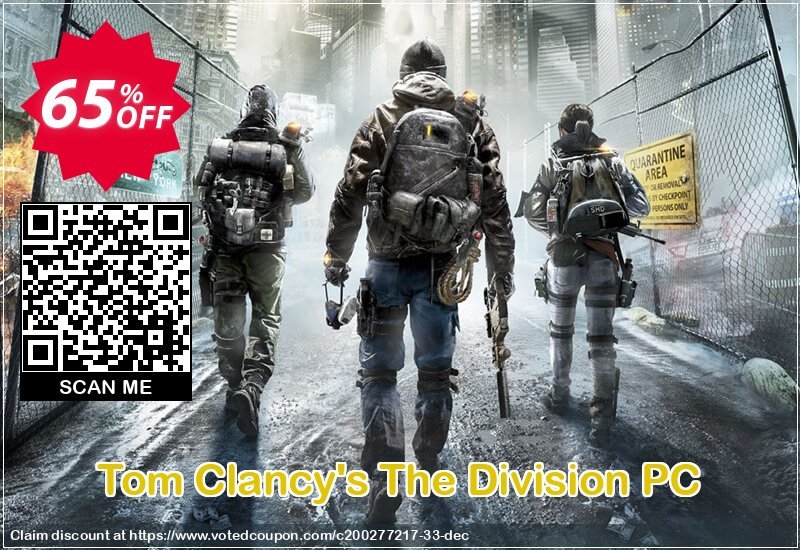 Tom Clancy's The Division PC Coupon, discount Tom Clancy's The Division PC Deal. Promotion: Tom Clancy's The Division PC Exclusive offer 