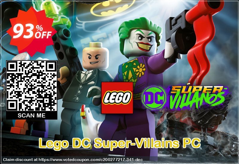 Lego DC Super-Villains PC Coupon Code Apr 2024, 93% OFF - VotedCoupon