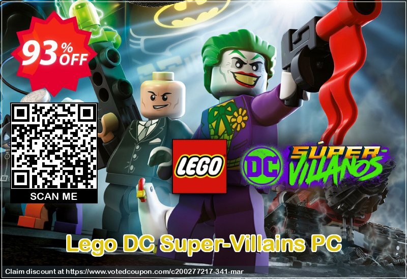 Lego DC Super-Villains PC Coupon, discount Lego DC Super-Villains PC Deal. Promotion: Lego DC Super-Villains PC Exclusive offer 