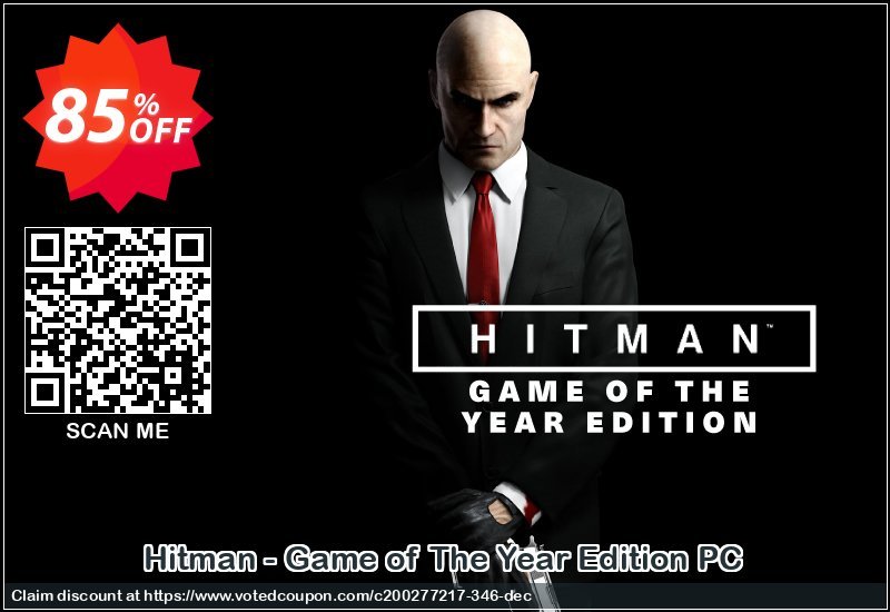 Hitman - Game of The Year Edition PC Coupon, discount Hitman - Game of The Year Edition PC Deal. Promotion: Hitman - Game of The Year Edition PC Exclusive offer 
