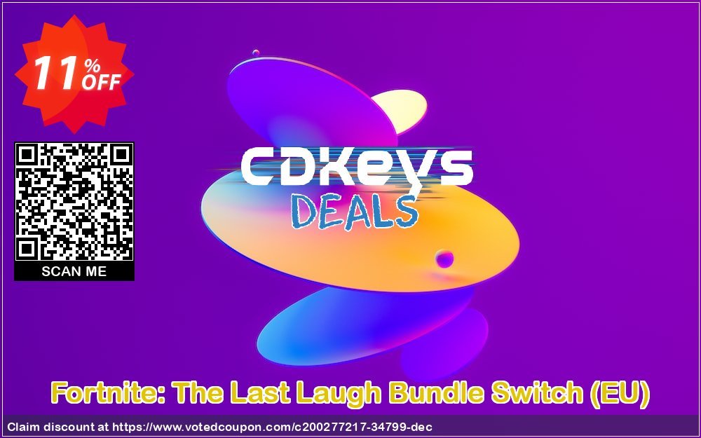 Fortnite: The Last Laugh Bundle Switch, EU  Coupon, discount Fortnite: The Last Laugh Bundle Switch (EU) Deal. Promotion: Fortnite: The Last Laugh Bundle Switch (EU) Exclusive Easter Sale offer 