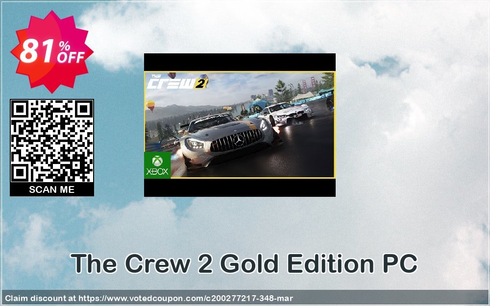 The Crew 2 Gold Edition PC Coupon Code Apr 2024, 81% OFF - VotedCoupon