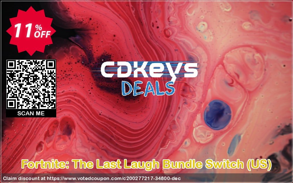 Fortnite: The Last Laugh Bundle Switch, US  Coupon, discount Fortnite: The Last Laugh Bundle Switch (US) Deal. Promotion: Fortnite: The Last Laugh Bundle Switch (US) Exclusive Easter Sale offer 