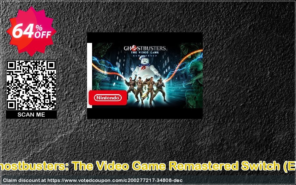 Ghostbusters: The Video Game Remastered Switch, EU  Coupon Code Apr 2024, 64% OFF - VotedCoupon