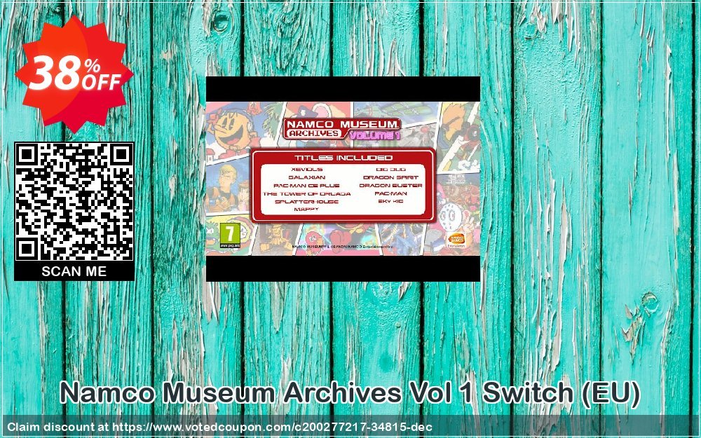 Namco Museum Archives Vol 1 Switch, EU 