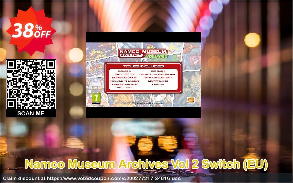 Namco Museum Archives Vol 2 Switch, EU  Coupon, discount Namco Museum Archives Vol 2 Switch (EU) Deal 2024 CDkeys. Promotion: Namco Museum Archives Vol 2 Switch (EU) Exclusive Sale offer 