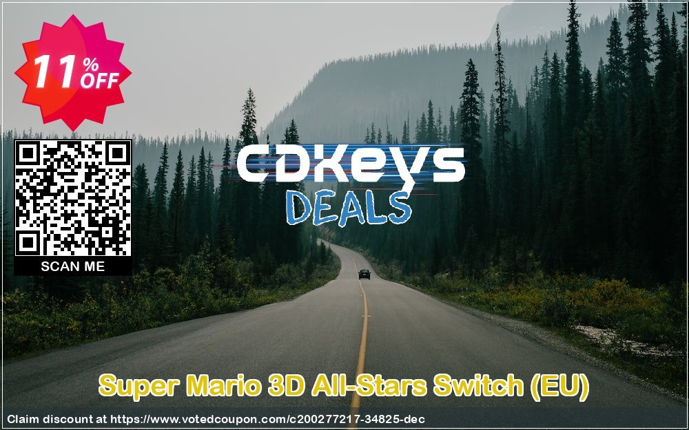 Super Mario 3D All-Stars Switch, EU  Coupon, discount Super Mario 3D All-Stars Switch (EU) Deal 2024 CDkeys. Promotion: Super Mario 3D All-Stars Switch (EU) Exclusive Sale offer 