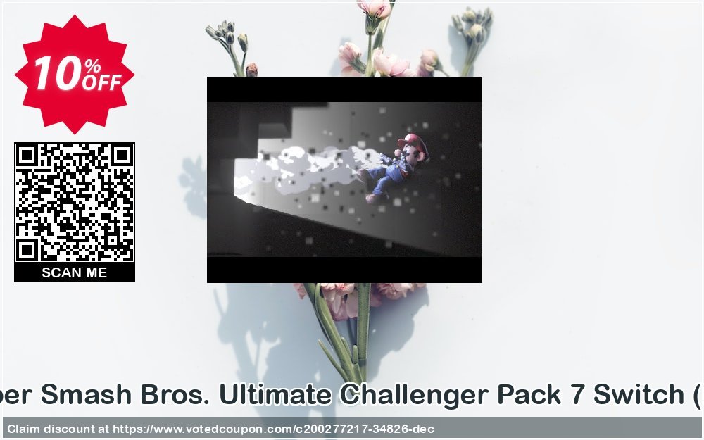 Super Smash Bros. Ultimate Challenger Pack 7 Switch, EU  Coupon Code Apr 2024, 10% OFF - VotedCoupon