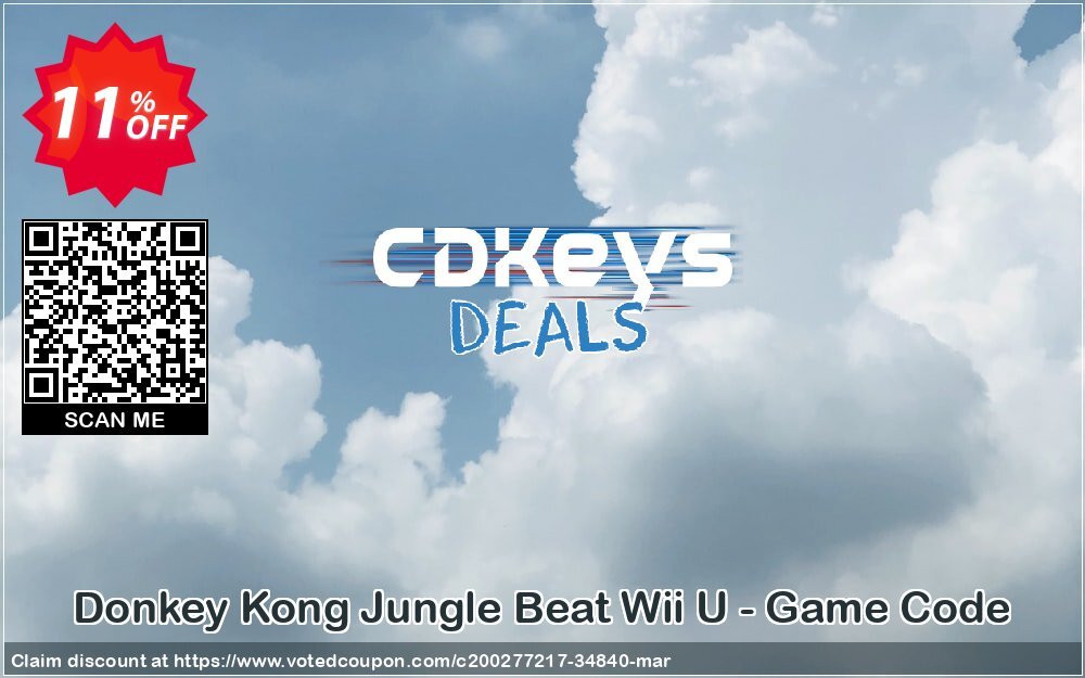 Donkey Kong Jungle Beat Wii U - Game Code Coupon Code May 2024, 11% OFF - VotedCoupon