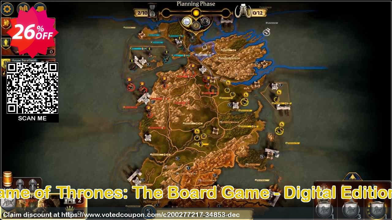 A Game of Thrones: The Board Game - Digital Edition PC Coupon, discount A Game of Thrones: The Board Game - Digital Edition PC Deal 2024 CDkeys. Promotion: A Game of Thrones: The Board Game - Digital Edition PC Exclusive Sale offer 