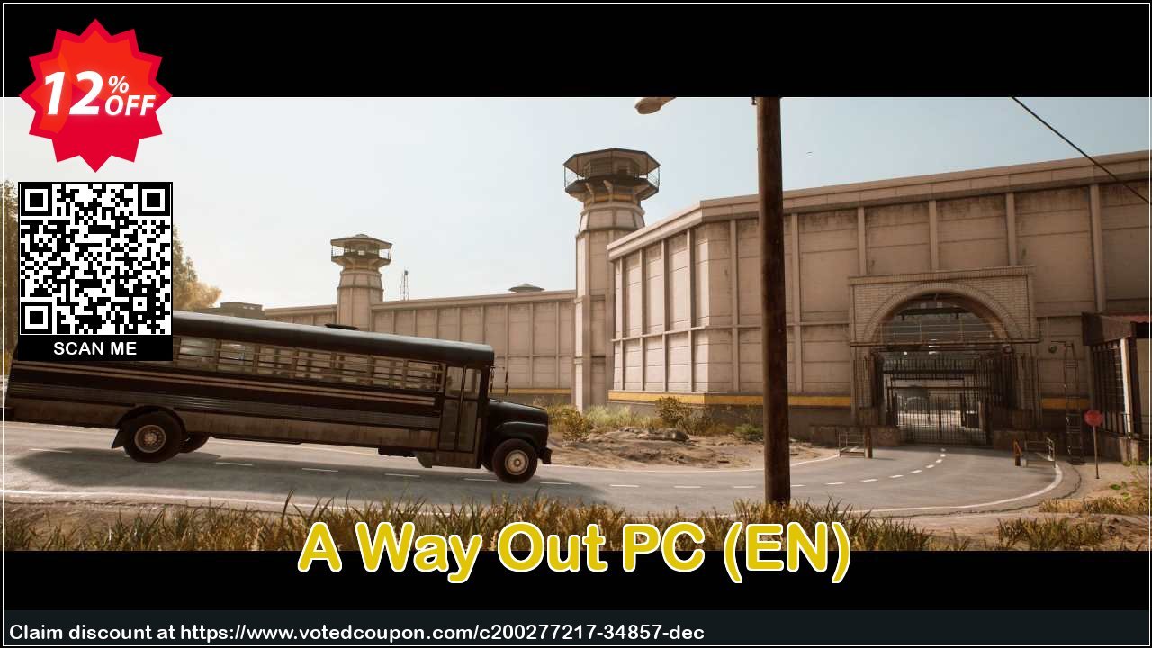 A Way Out PC, EN  Coupon, discount A Way Out PC (EN) Deal 2024 CDkeys. Promotion: A Way Out PC (EN) Exclusive Sale offer 