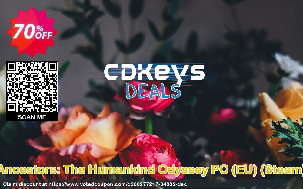 Ancestors: The Humankind Odyssey PC, EU , Steam  Coupon, discount Ancestors: The Humankind Odyssey PC (EU) (Steam) Deal 2024 CDkeys. Promotion: Ancestors: The Humankind Odyssey PC (EU) (Steam) Exclusive Sale offer 