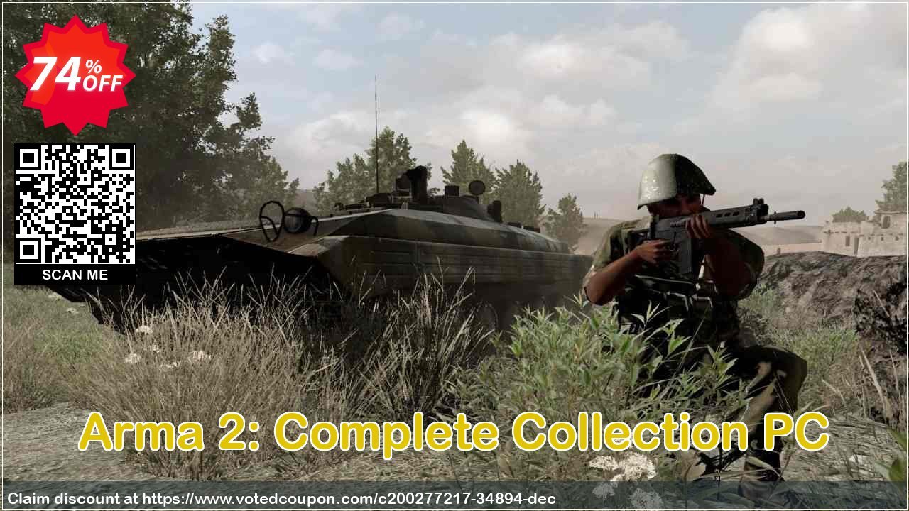 Arma 2: Complete Collection PC Coupon, discount Arma 2: Complete Collection PC Deal 2024 CDkeys. Promotion: Arma 2: Complete Collection PC Exclusive Sale offer 