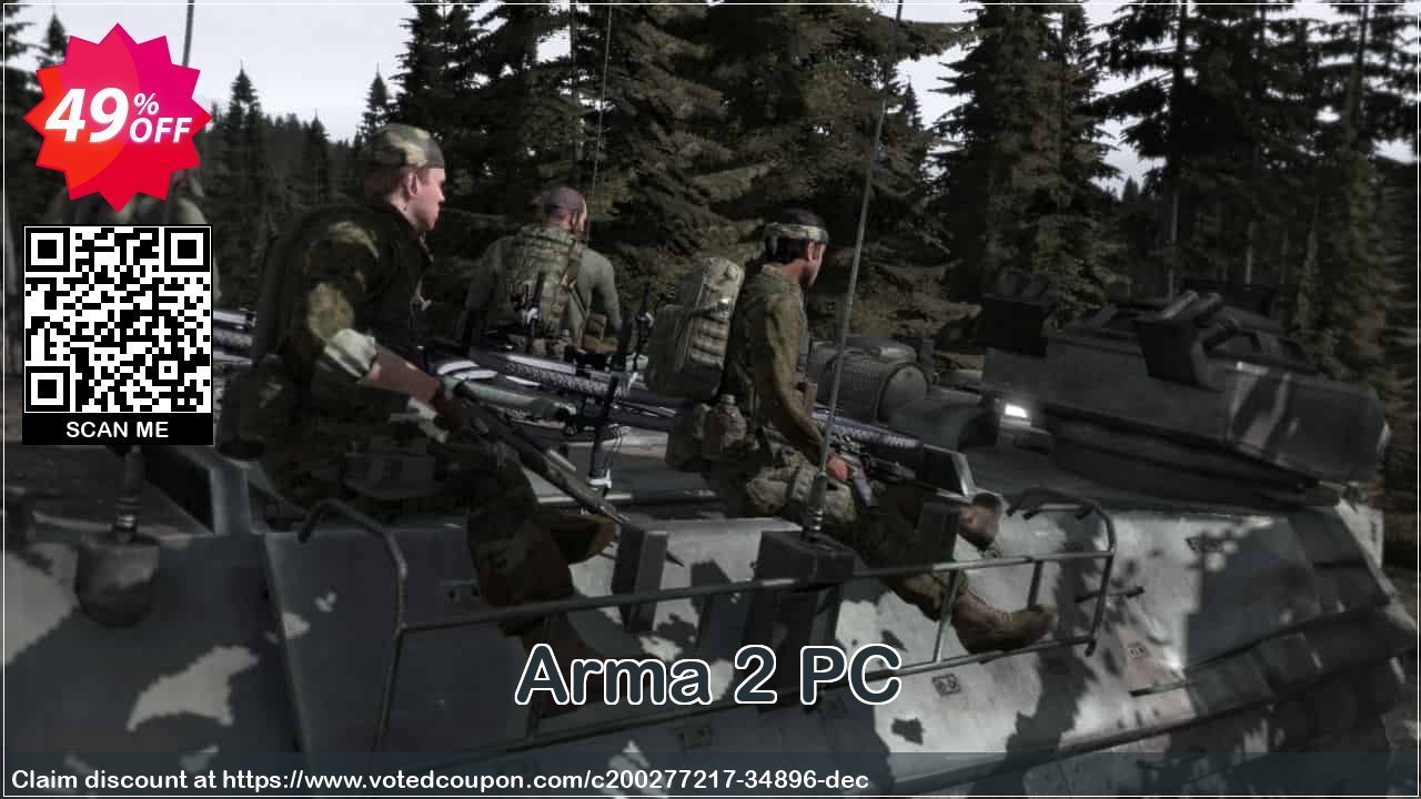 Arma 2 PC Coupon, discount Arma 2 PC Deal 2024 CDkeys. Promotion: Arma 2 PC Exclusive Sale offer 