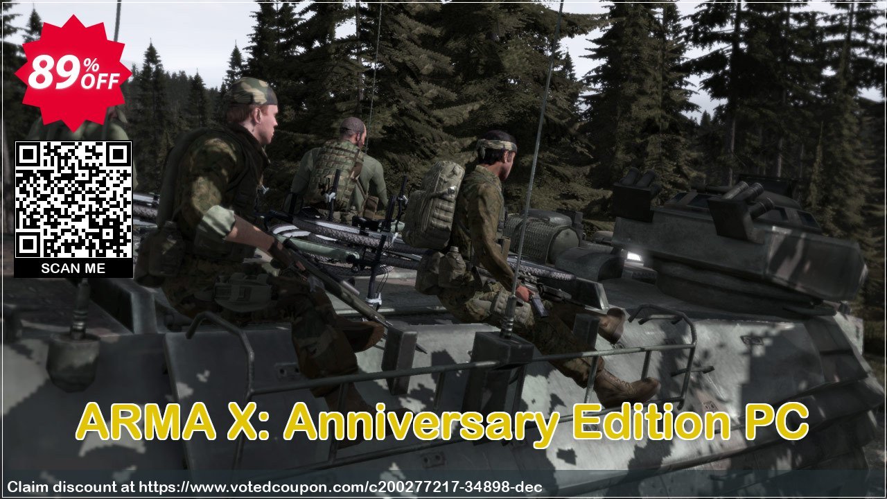 ARMA X: Anniversary Edition PC Coupon, discount ARMA X: Anniversary Edition PC Deal 2024 CDkeys. Promotion: ARMA X: Anniversary Edition PC Exclusive Sale offer 