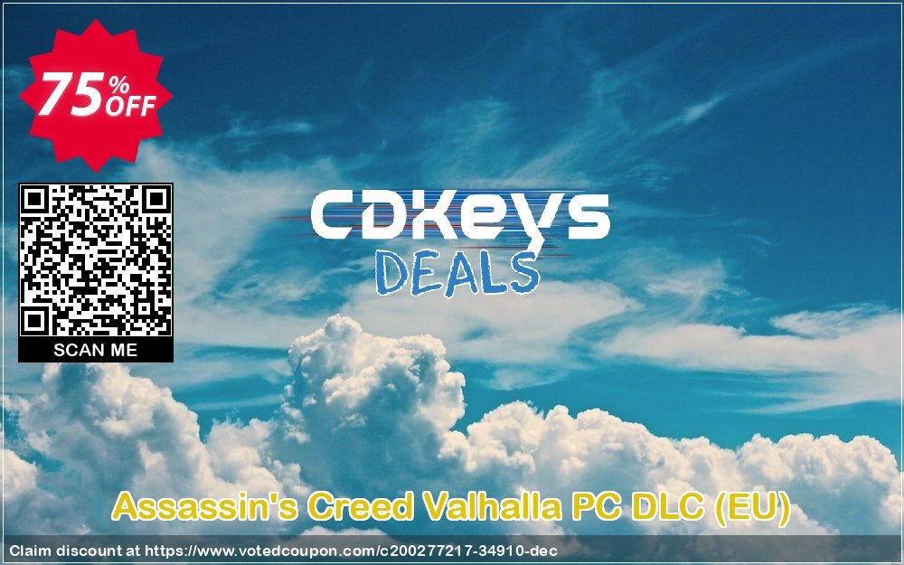 Assassin&#039;s Creed Valhalla PC DLC, EU  Coupon, discount Assassin's Creed Valhalla PC DLC (EU) Deal 2024 CDkeys. Promotion: Assassin's Creed Valhalla PC DLC (EU) Exclusive Sale offer 