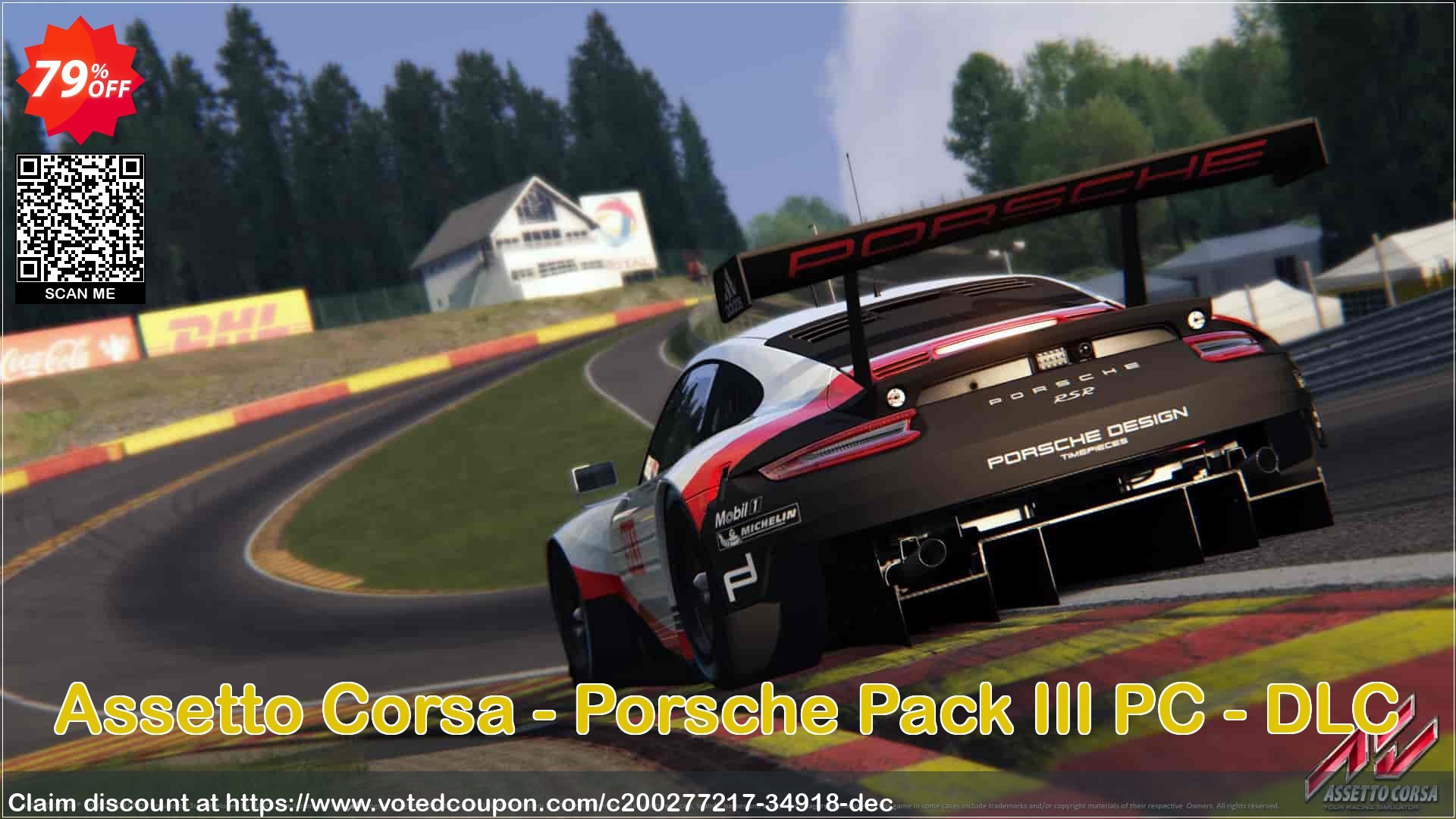 Assetto Corsa - Porsche Pack III PC - DLC Coupon, discount Assetto Corsa - Porsche Pack III PC - DLC Deal 2024 CDkeys. Promotion: Assetto Corsa - Porsche Pack III PC - DLC Exclusive Sale offer 