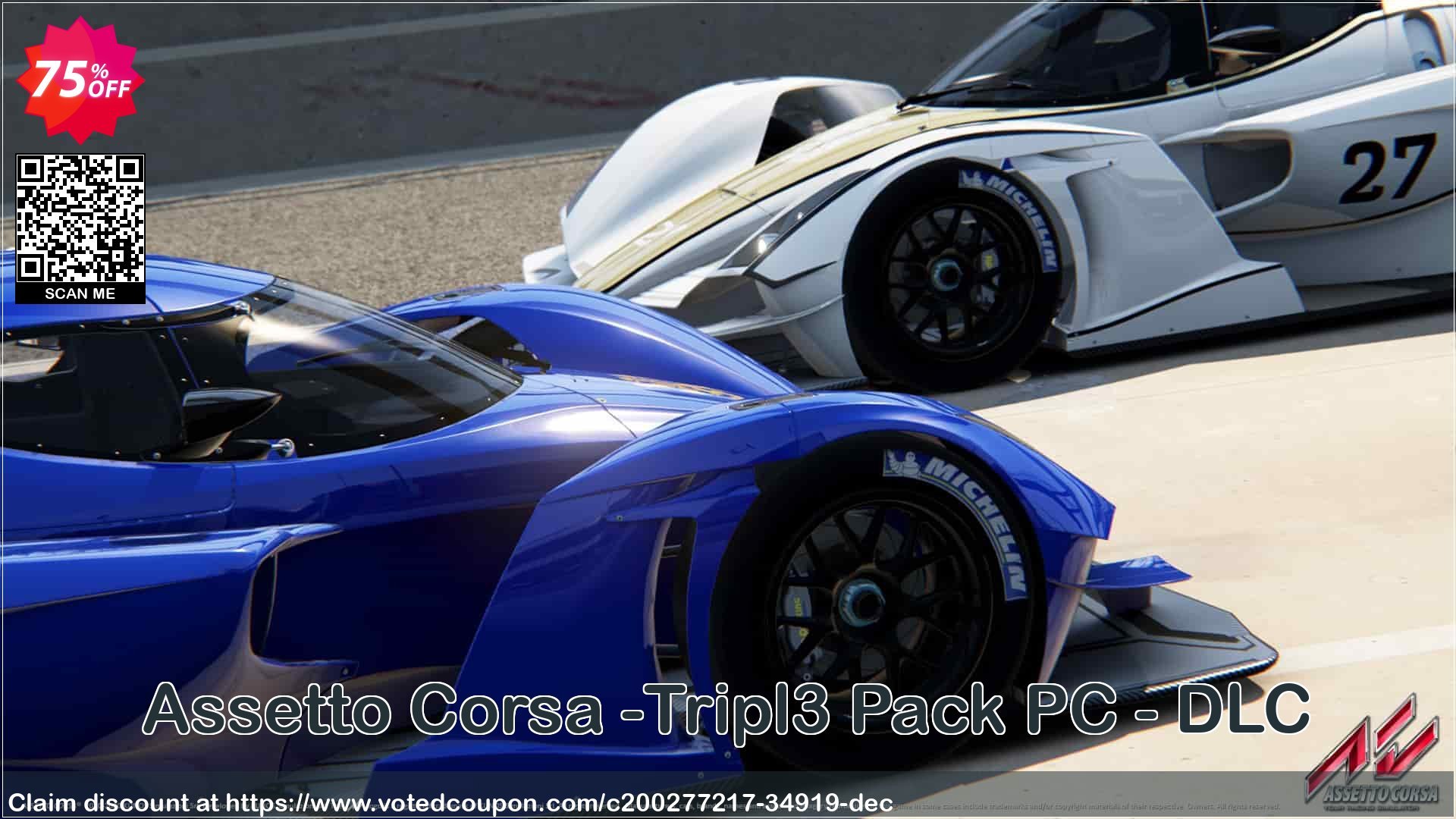 Assetto Corsa -Tripl3 Pack PC - DLC Coupon Code May 2024, 75% OFF - VotedCoupon