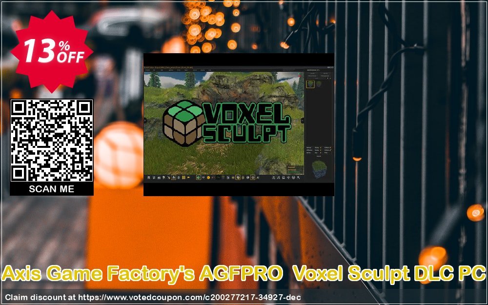 Axis Game Factory&#039;s AGFPRO  Voxel Sculpt DLC PC Coupon, discount Axis Game Factory's AGFPRO  Voxel Sculpt DLC PC Deal 2024 CDkeys. Promotion: Axis Game Factory's AGFPRO  Voxel Sculpt DLC PC Exclusive Sale offer 