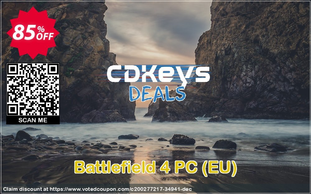 Battlefield 4 PC, EU  Coupon, discount Battlefield 4 PC (EU) Deal 2024 CDkeys. Promotion: Battlefield 4 PC (EU) Exclusive Sale offer 