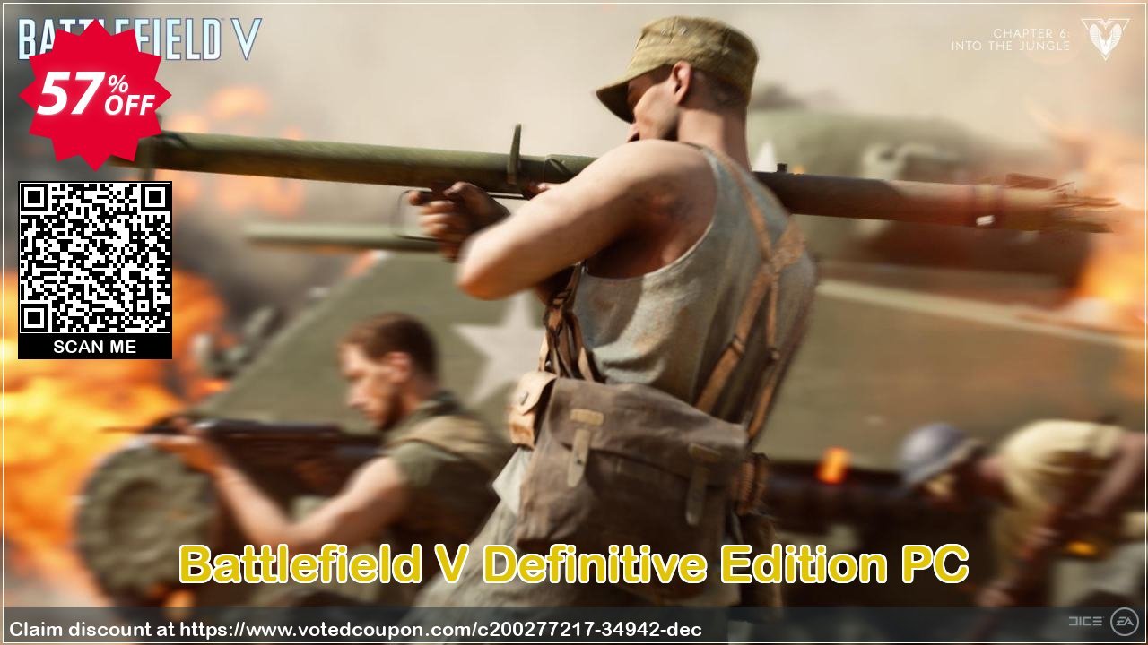 Battlefield V Definitive Edition PC Coupon, discount Battlefield V Definitive Edition PC Deal 2024 CDkeys. Promotion: Battlefield V Definitive Edition PC Exclusive Sale offer 