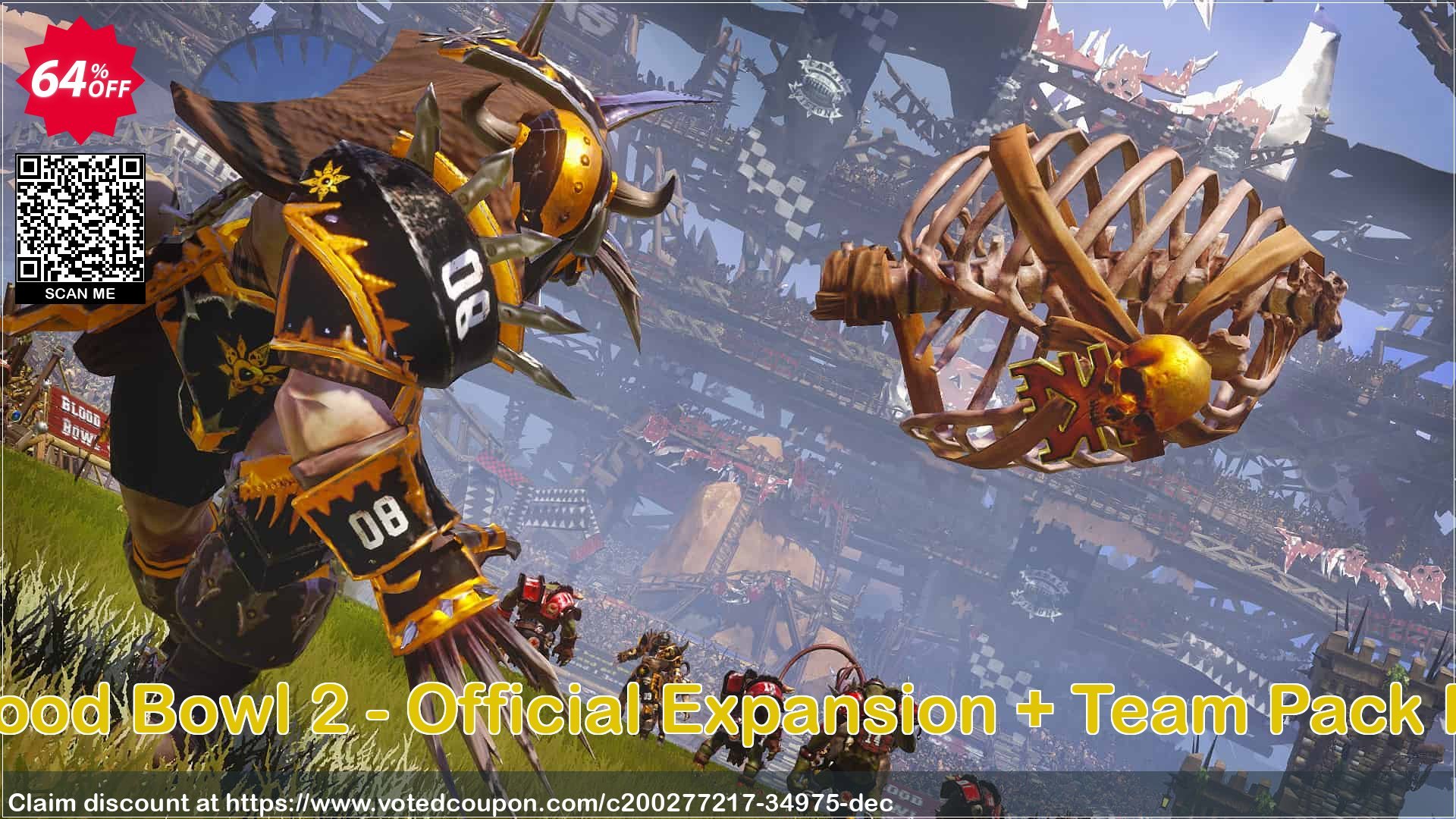 Blood Bowl 2 - Official Expansion + Team Pack PC Coupon Code Apr 2024, 64% OFF - VotedCoupon