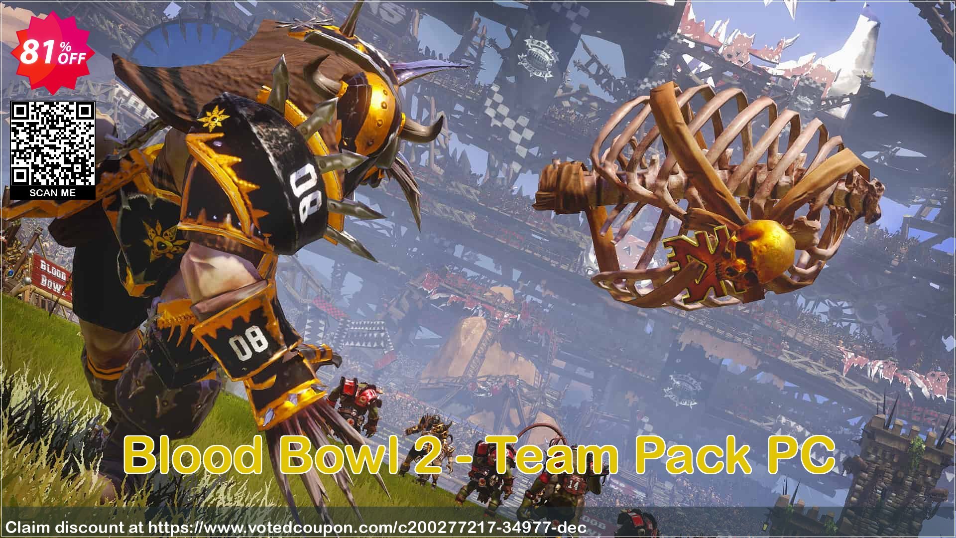 Blood Bowl 2 - Team Pack PC Coupon Code Apr 2024, 81% OFF - VotedCoupon