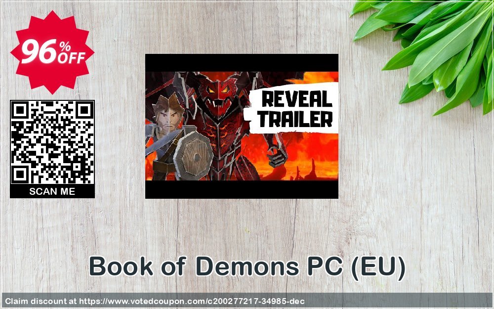 Book of Demons PC, EU  Coupon Code May 2024, 96% OFF - VotedCoupon
