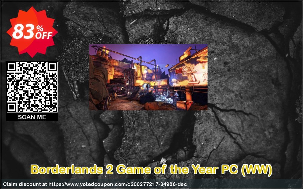 Borderlands 2 Game of the Year PC, WW  Coupon, discount Borderlands 2 Game of the Year PC (WW) Deal 2024 CDkeys. Promotion: Borderlands 2 Game of the Year PC (WW) Exclusive Sale offer 