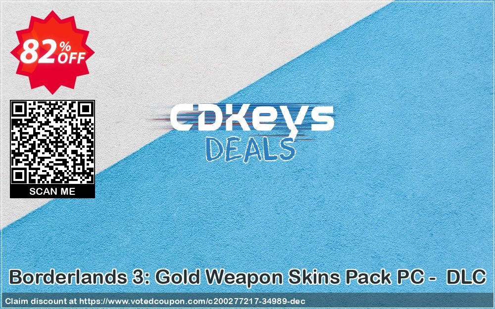 Borderlands 3: Gold Weapon Skins Pack PC -  DLC Coupon Code Apr 2024, 82% OFF - VotedCoupon