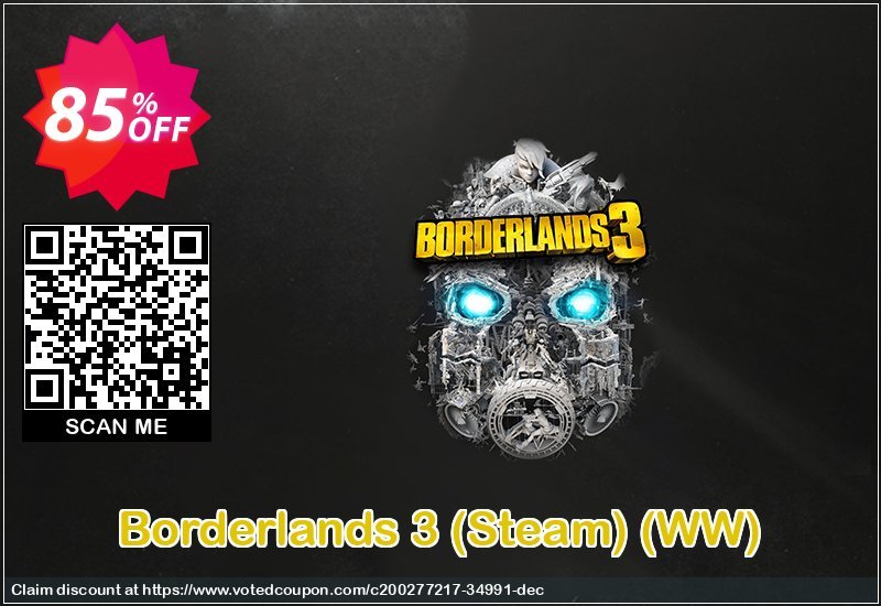 Borderlands 3, Steam , WW  Coupon Code Apr 2024, 85% OFF - VotedCoupon