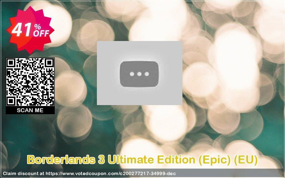 Borderlands 3 Ultimate Edition, Epic , EU  Coupon, discount Borderlands 3 Ultimate Edition (Epic) (EU) Deal 2024 CDkeys. Promotion: Borderlands 3 Ultimate Edition (Epic) (EU) Exclusive Sale offer 
