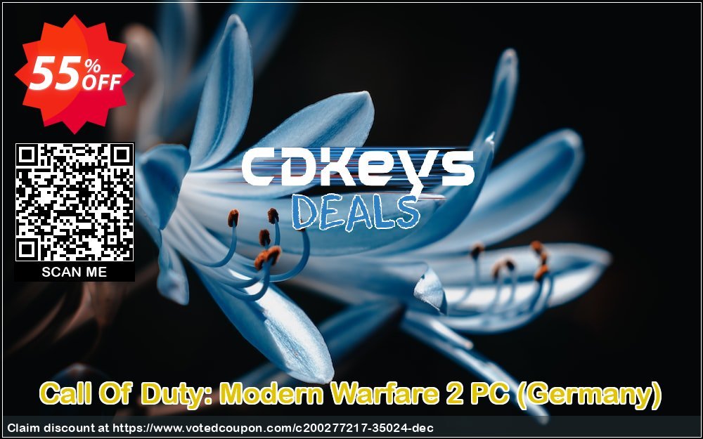 Call Of Duty: Modern Warfare 2 PC, Germany  Coupon, discount Call Of Duty: Modern Warfare 2 PC (Germany) Deal 2024 CDkeys. Promotion: Call Of Duty: Modern Warfare 2 PC (Germany) Exclusive Sale offer 