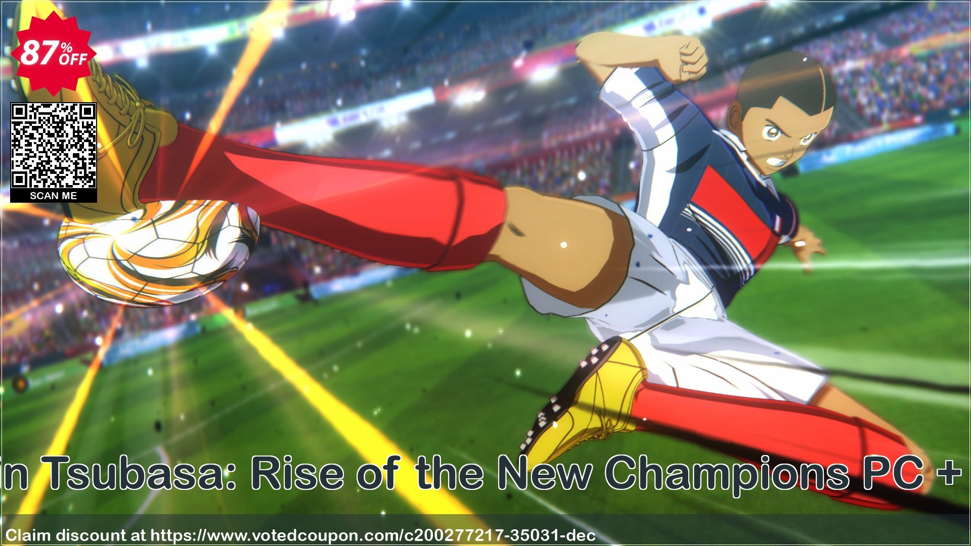 Captain Tsubasa: Rise of the New Champions PC + Bonus Coupon, discount Captain Tsubasa: Rise of the New Champions PC + Bonus Deal 2024 CDkeys. Promotion: Captain Tsubasa: Rise of the New Champions PC + Bonus Exclusive Sale offer 
