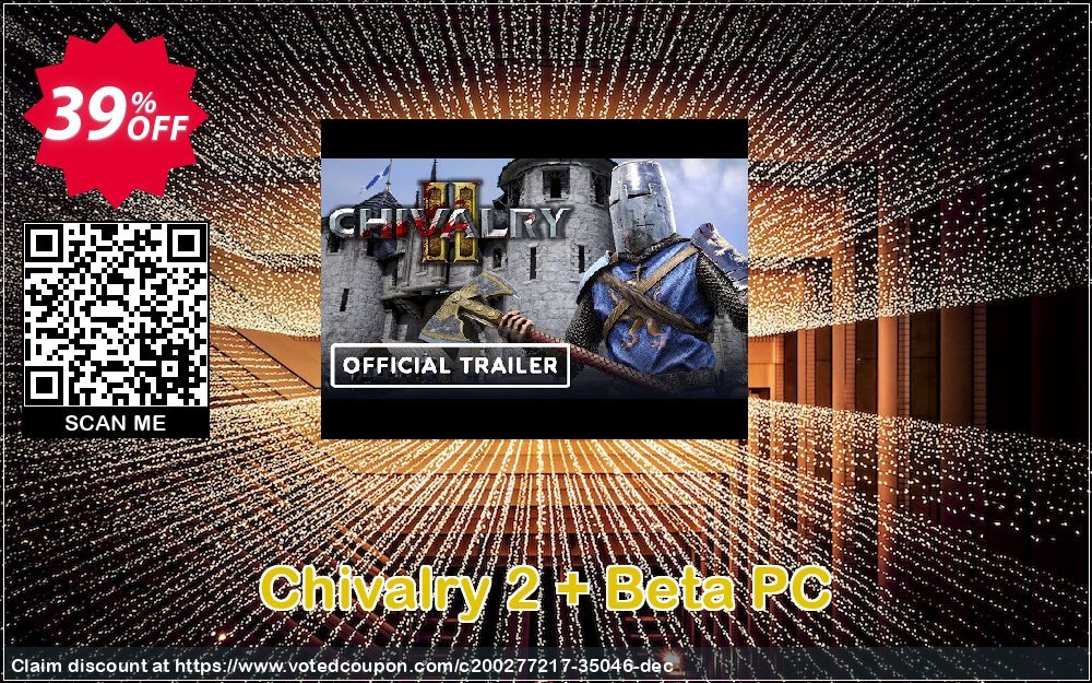 Chivalry 2 + Beta PC Coupon, discount Chivalry 2 + Beta PC Deal 2024 CDkeys. Promotion: Chivalry 2 + Beta PC Exclusive Sale offer 