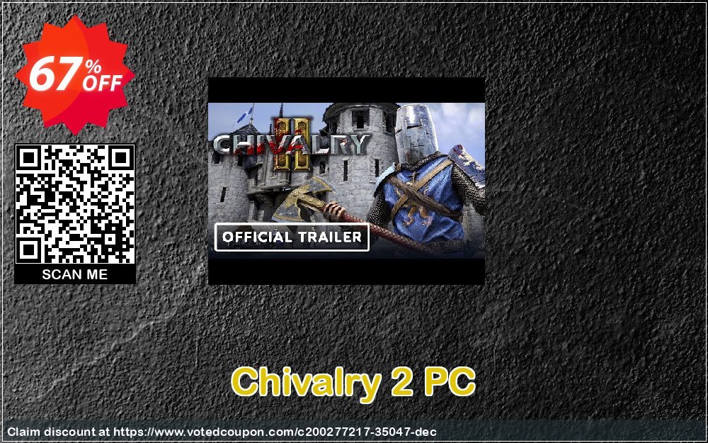 Chivalry 2 PC Coupon, discount Chivalry 2 PC Deal 2024 CDkeys. Promotion: Chivalry 2 PC Exclusive Sale offer 
