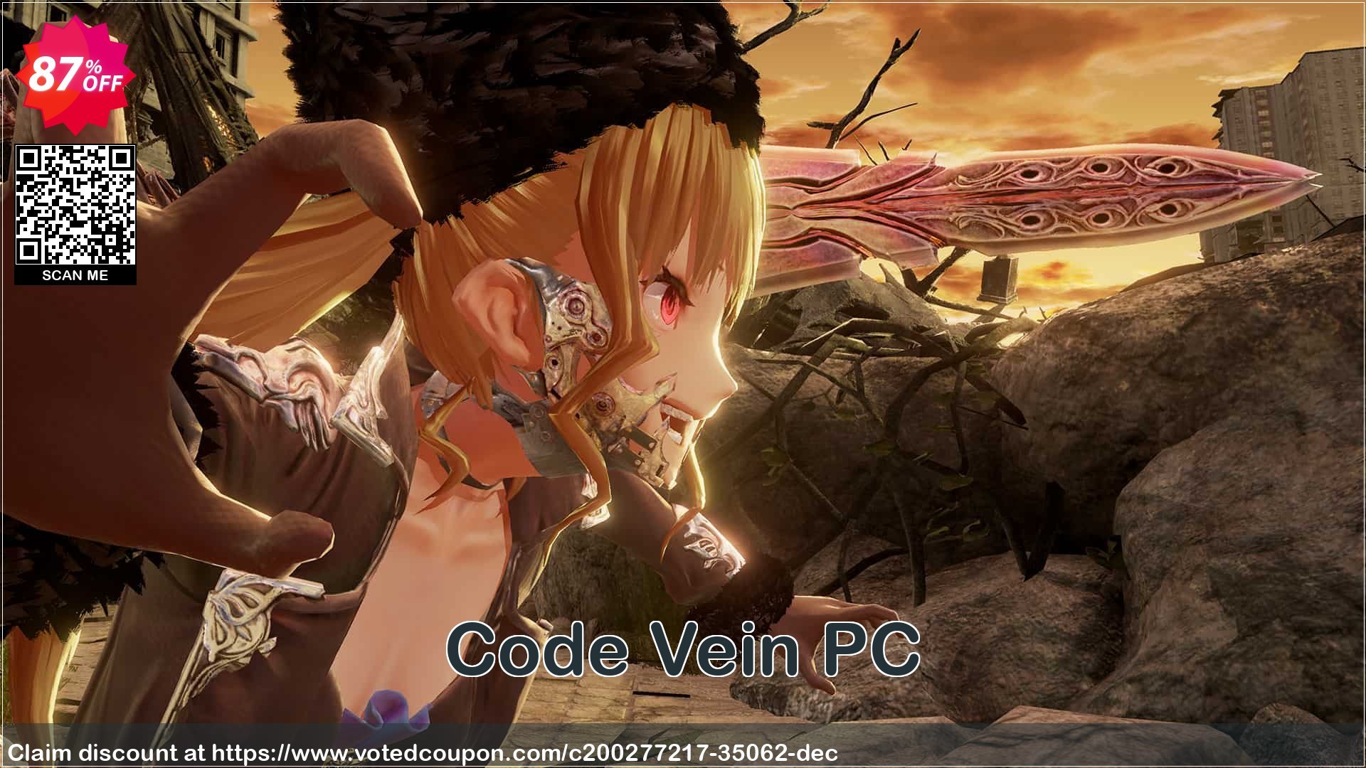 Code Vein PC Coupon, discount Code Vein PC Deal 2024 CDkeys. Promotion: Code Vein PC Exclusive Sale offer 